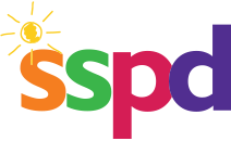 Sun-shaped logo representing the Southeastern Society of Pediatric Dentistry (SSPD).