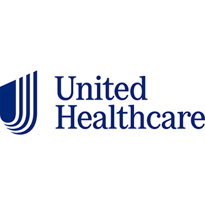 Logo of United Healthcare: a blue and white emblem symbolizing the renowned healthcare provider.