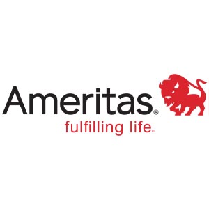 Logo of Ameritras, a trusted life insurance provider, ensuring complete coverage. Offers dental insurance for comprehensive protection.