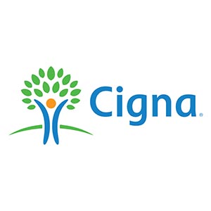Cigna logo, representing dental plans.