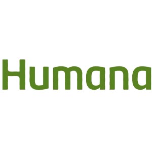 The Humana logo, representing Medicare plans and health insurance coverage.